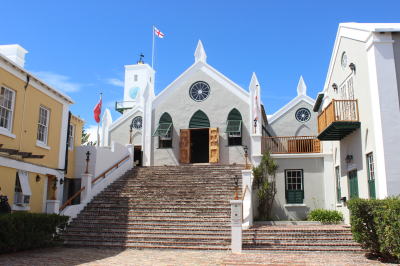 バミューダ島の古都セントジョージと関連要塞群